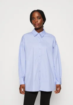 Noisy May Nmloone Oversize Shirt - Button-Down Blouse - Jacaranda