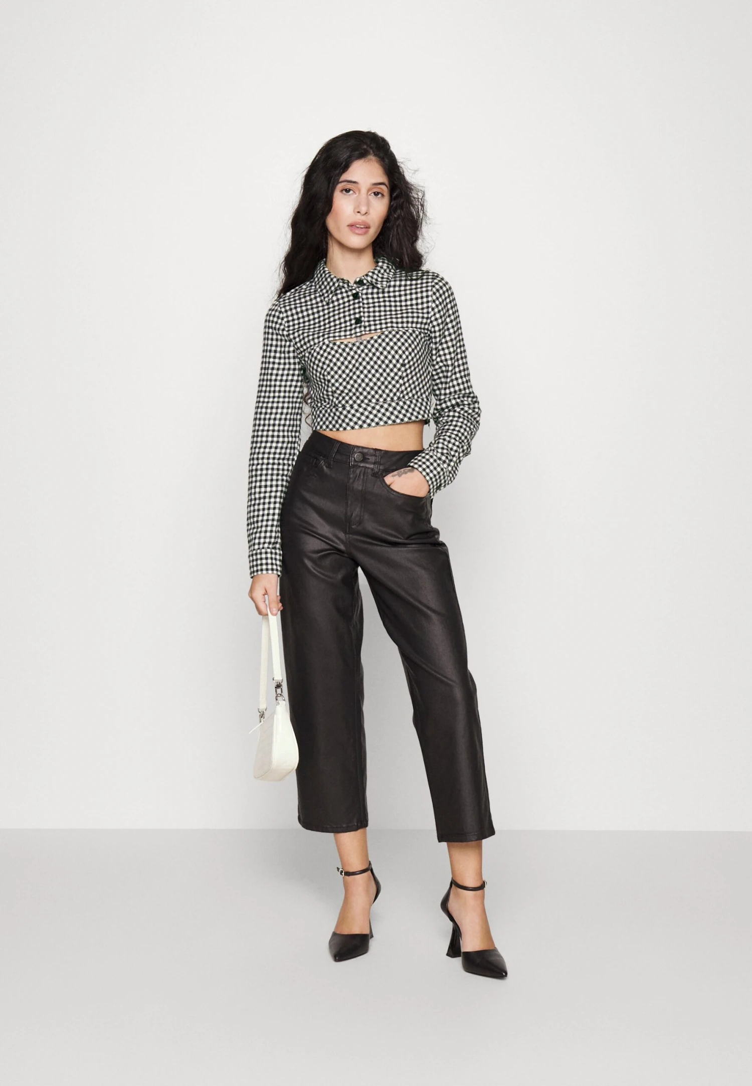 Noisy May Petite Nmerik Overlay - Blouse - Black - Image 2