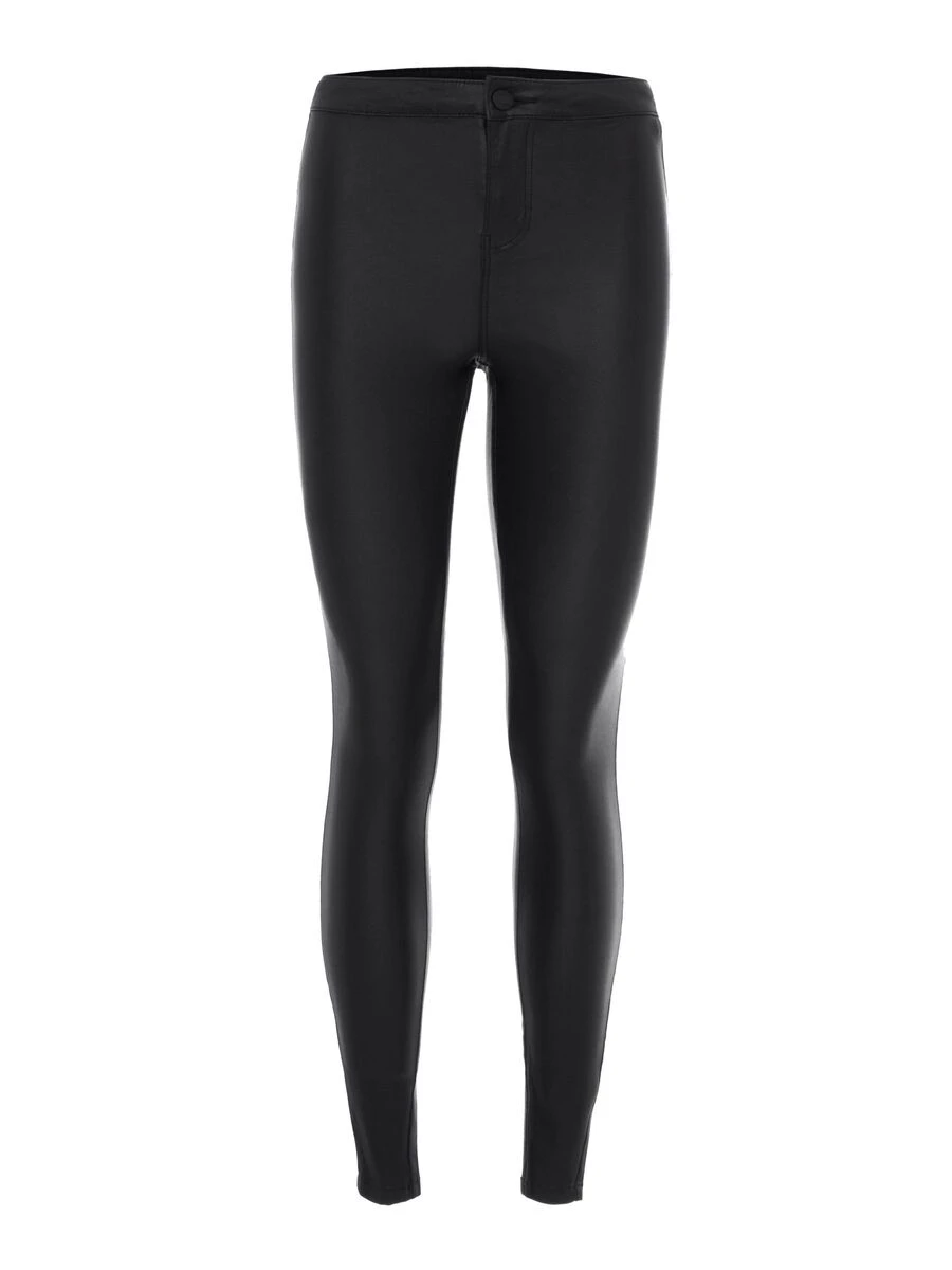 Noisy May NMELLA COATED SLIM FIT TROUSERS - Image 7
