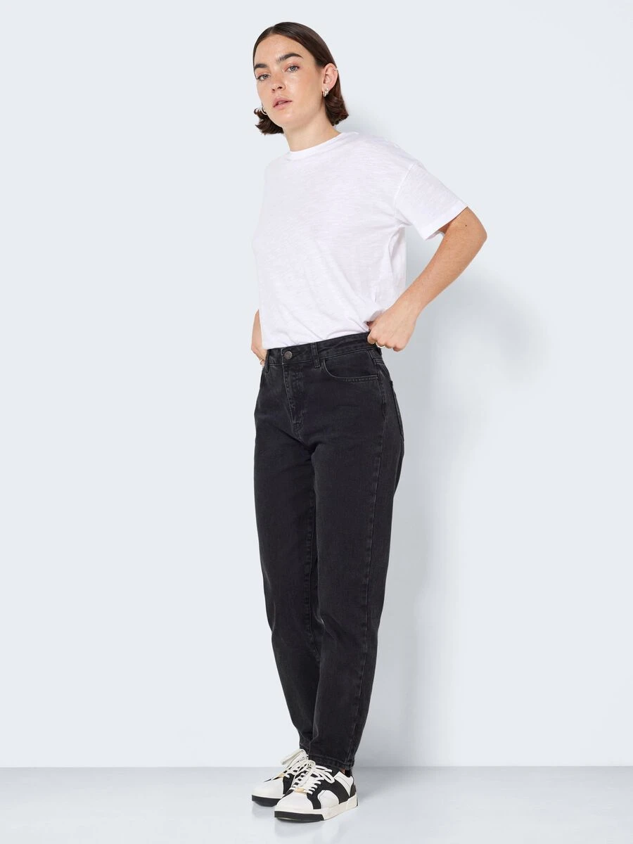 Noisy May NMISABEL HIGH WAIST ANKLE MOM JEANS - Image 3