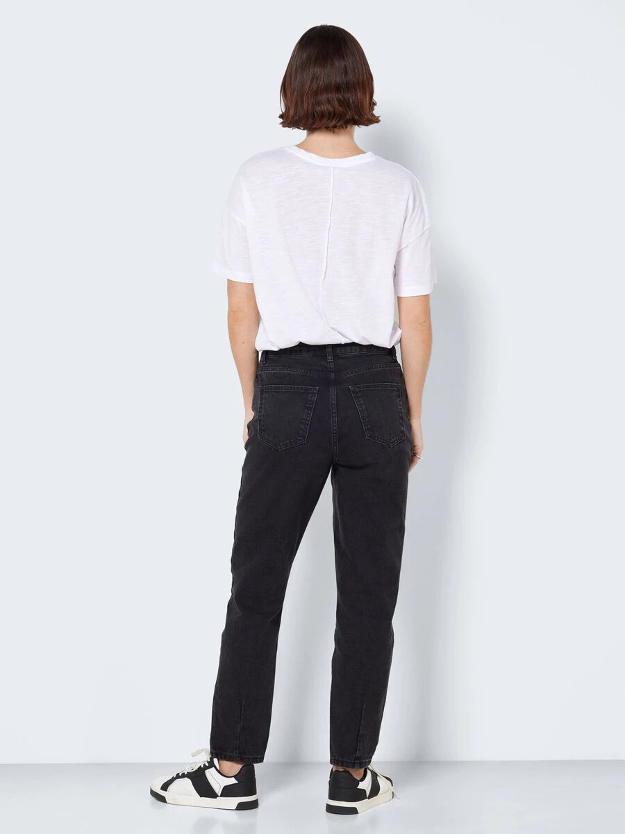 Noisy May NMISABEL HIGH WAIST ANKLE MOM JEANS - Image 4