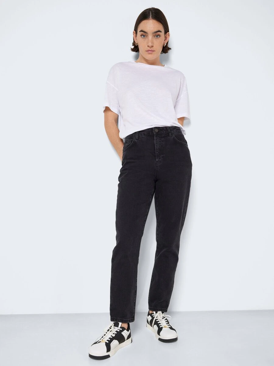 Noisy May NMISABEL HIGH WAIST ANKLE MOM JEANS