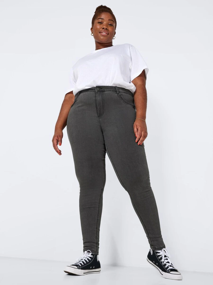 Noisy May CURVE NMCALLIE SKINNY FIT JEANS