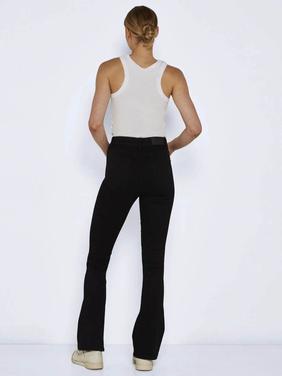 Noisy May NMSALLIE HIGH WAIST FLARED JEANS - Image 4