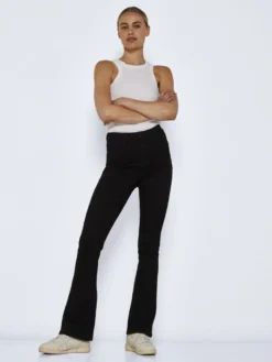 Noisy May NMSALLIE HIGH WAIST FLARED JEANS