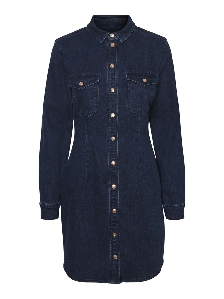 Noisy May LONG SLEEVED DENIM DRESS - Image 6