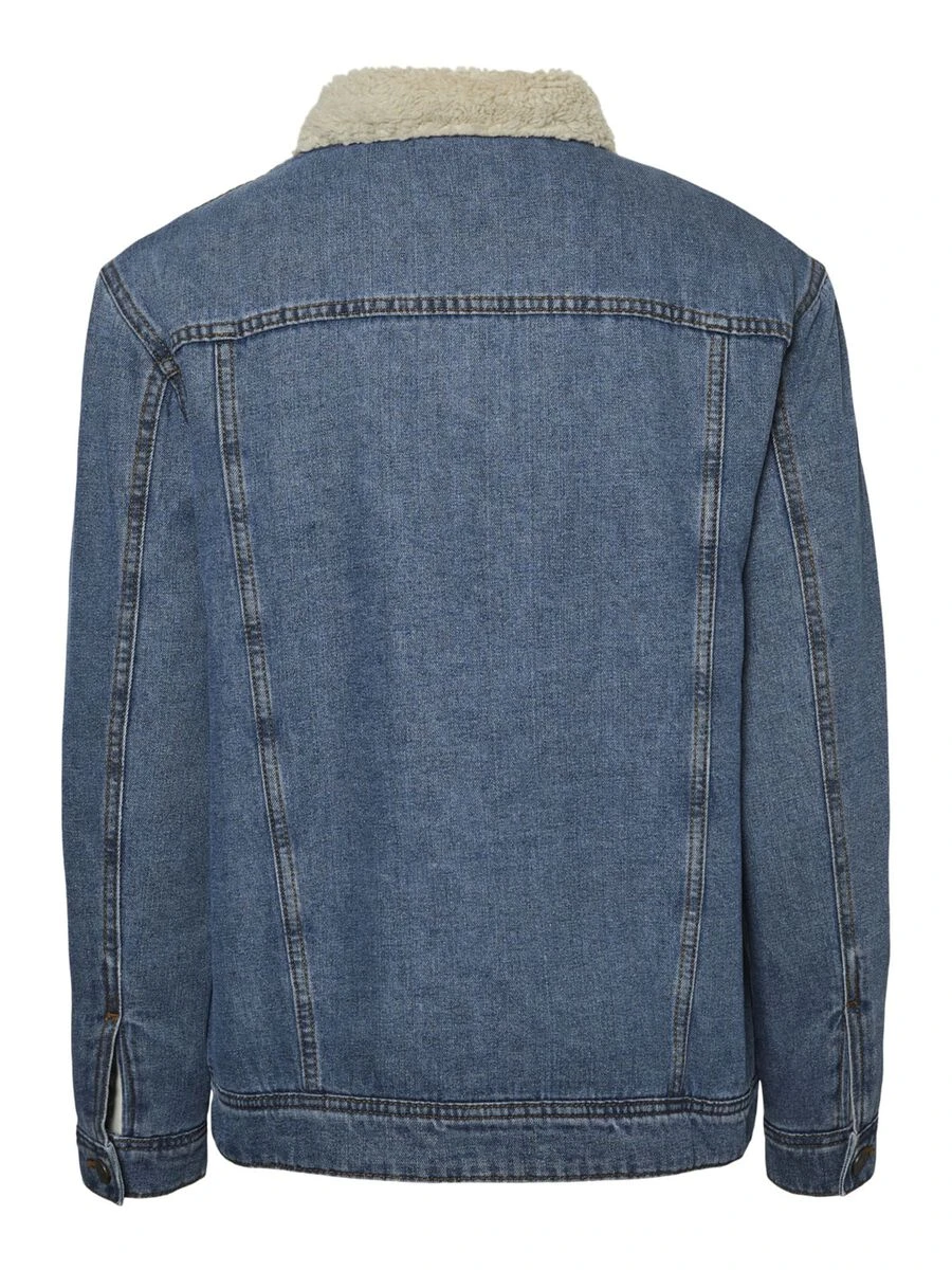 Noisy May TEDDY DENIM JACKET - Image 7