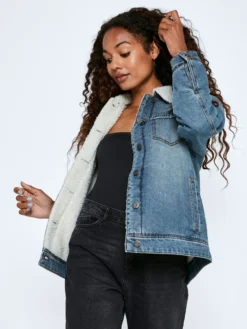 Noisy May TEDDY DENIM JACKET