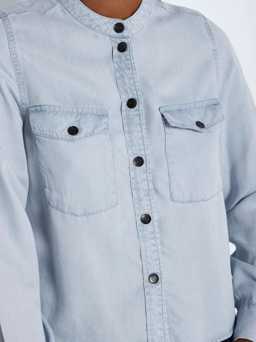 Noisy May LONG SLEEVED TENCEL™ LYOCELL SHIRT - Image 5