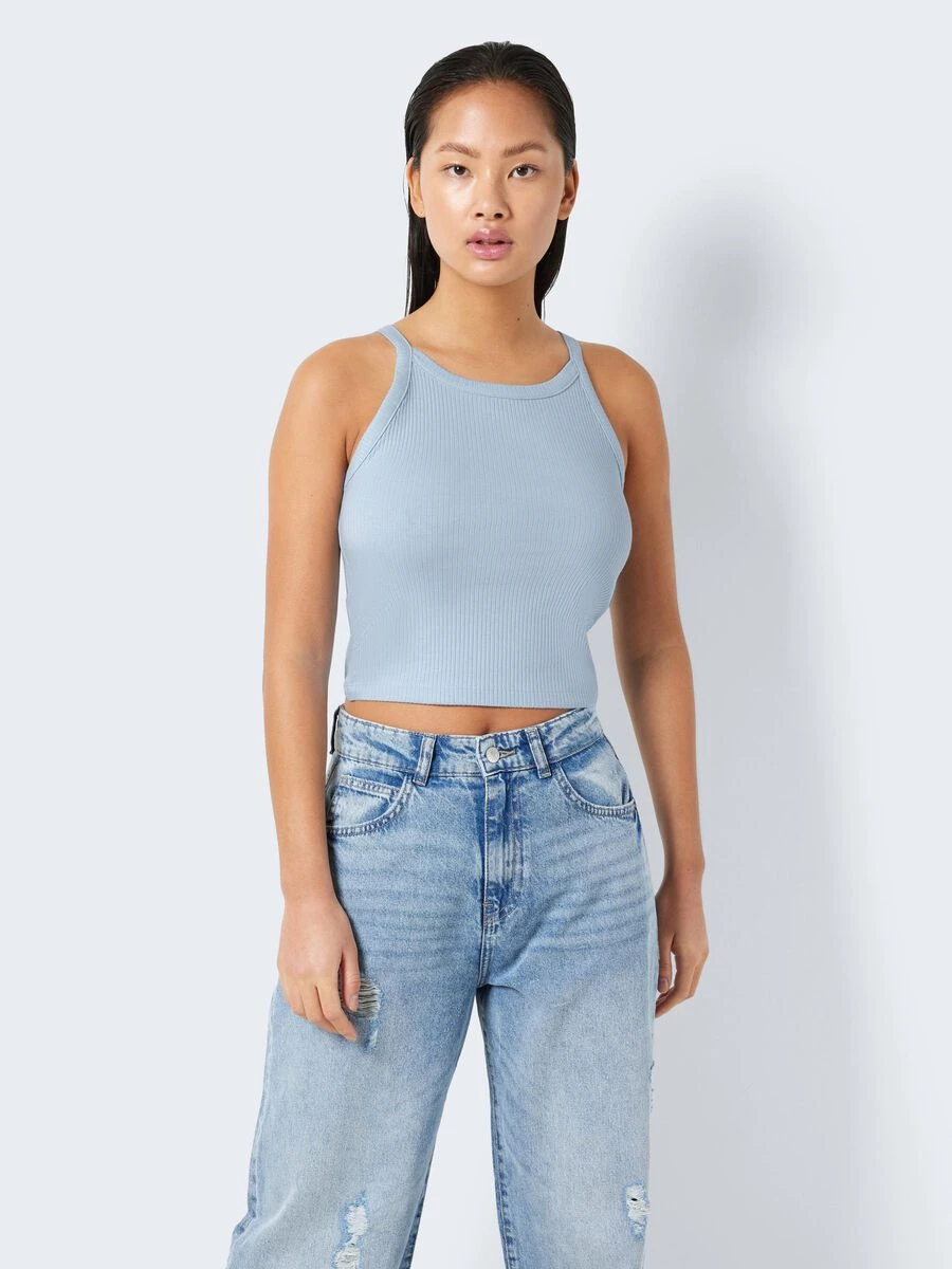 Noisy May RIBBED HALTER NECK TOP - Image 2