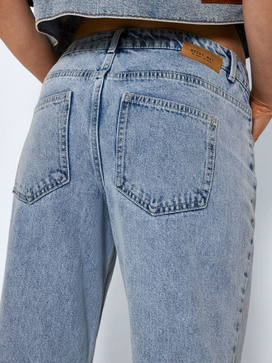 Noisy May NMJOEY ANKLE SLIT STRAIGHT FIT JEANS - Image 6
