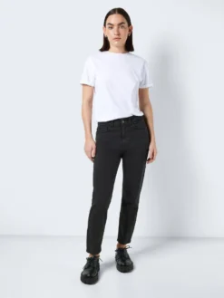 Noisy May NMMONI HIGH WAISTED CROPPED STRAIGHT FIT JEANS