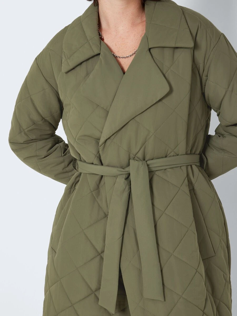 Noisy May LONG QUILTED JACKET - Image 5