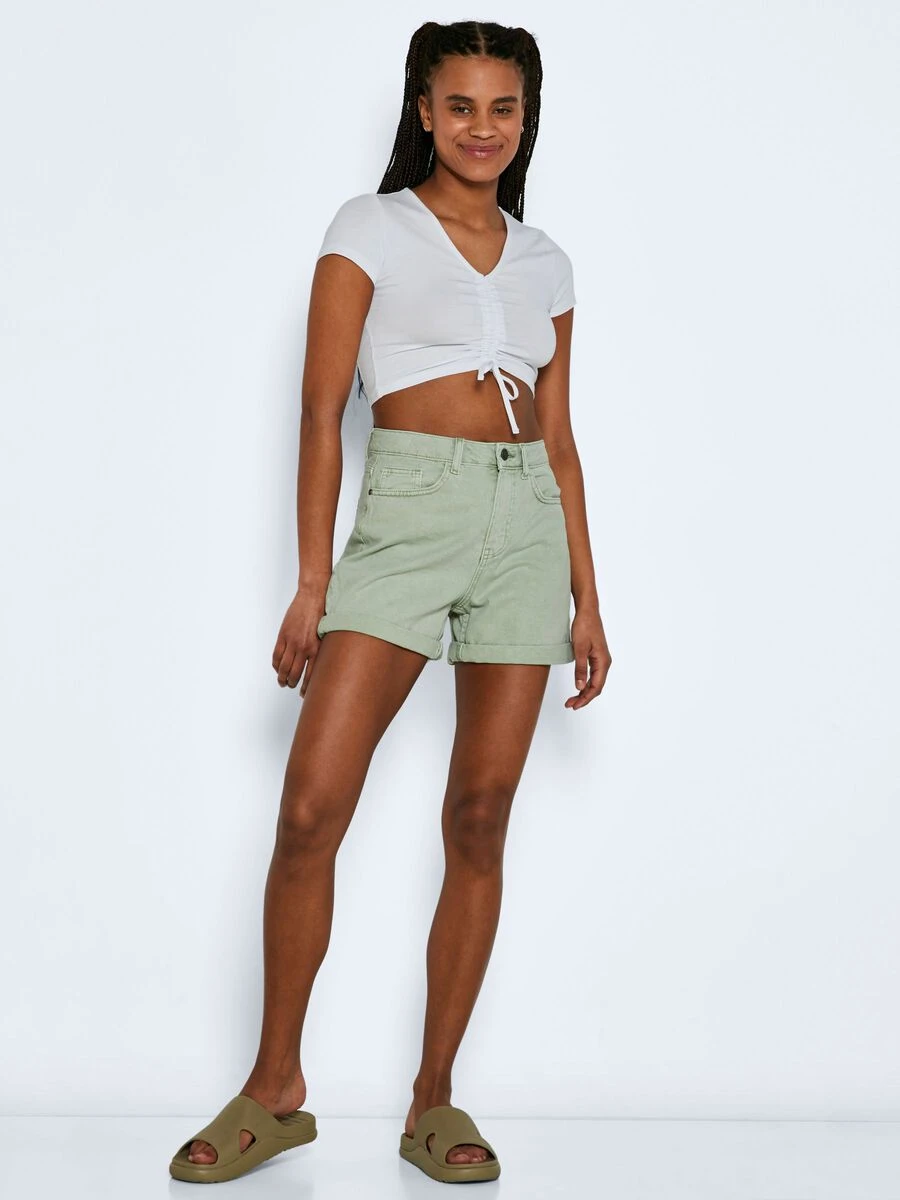 Noisy May CROPPED RUCHED TOP - Image 3