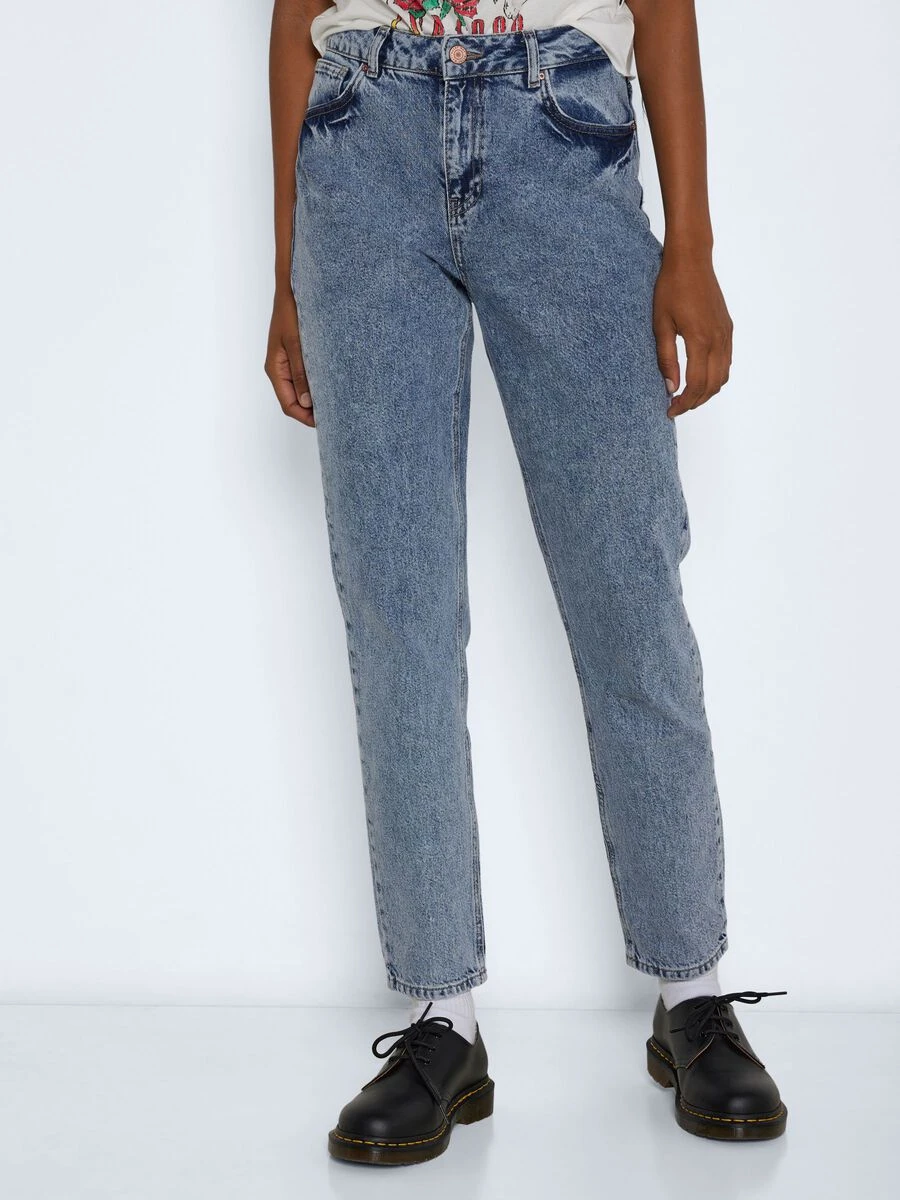 Noisy May NMISABEL HIGH WAISTED ANKLE MOM JEANS - Image 2