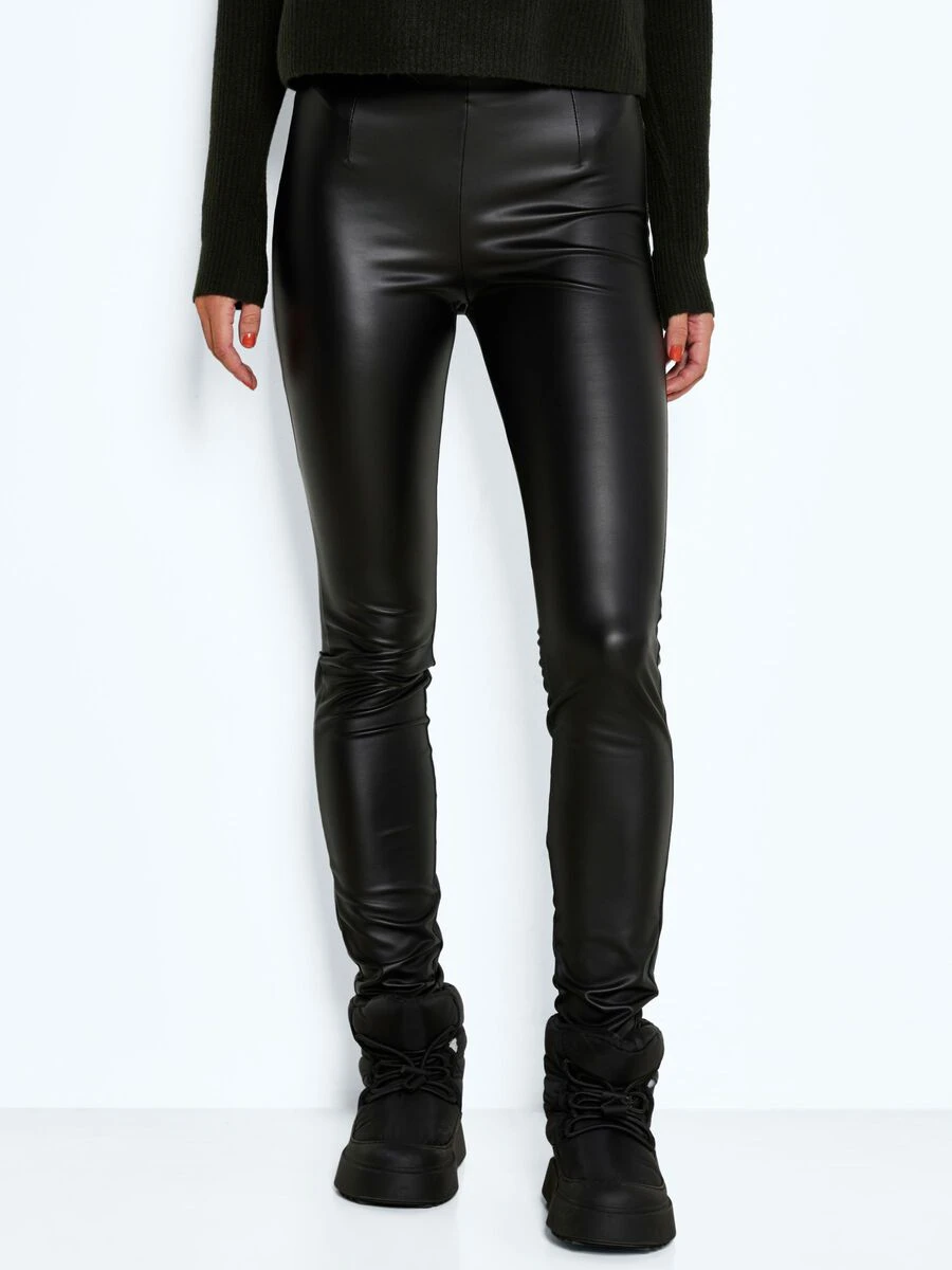 Noisy May COATED LEGGINGS - Image 2