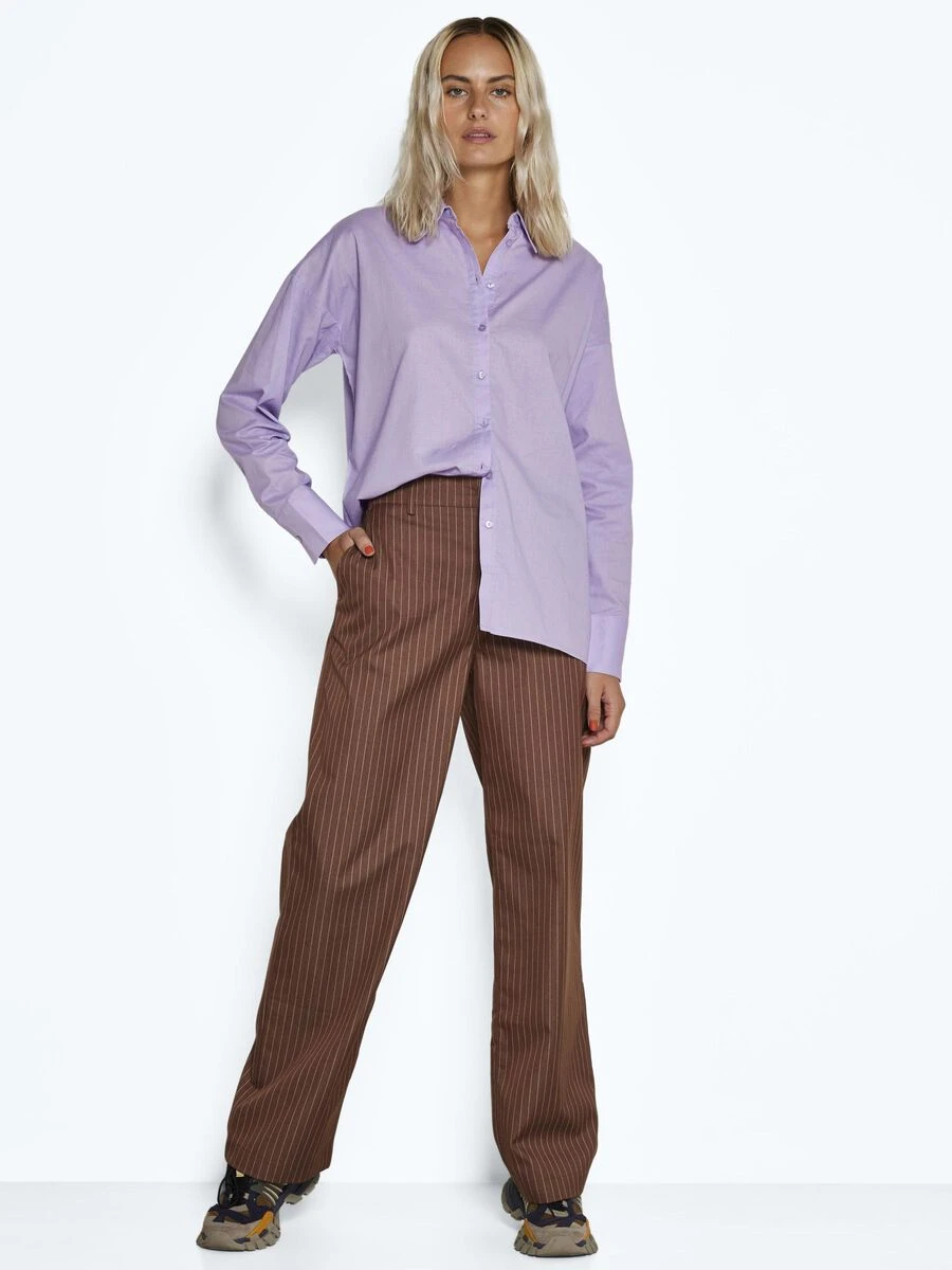 Noisy May COLOURED COTTON SHIRT - Image 3