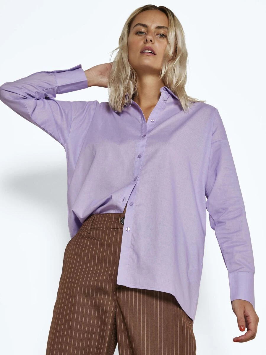 Noisy May COLOURED COTTON SHIRT