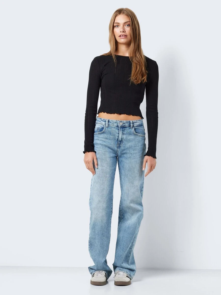 Noisy May LONG SLEEVED BABYLOCK TOP - Image 3