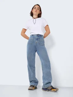 Noisy May NMDREW HIGH WAISTED WIDE LEG JEANS