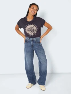 Noisy May NMJOSIE BAGGY HIGH WAISTED JEANS