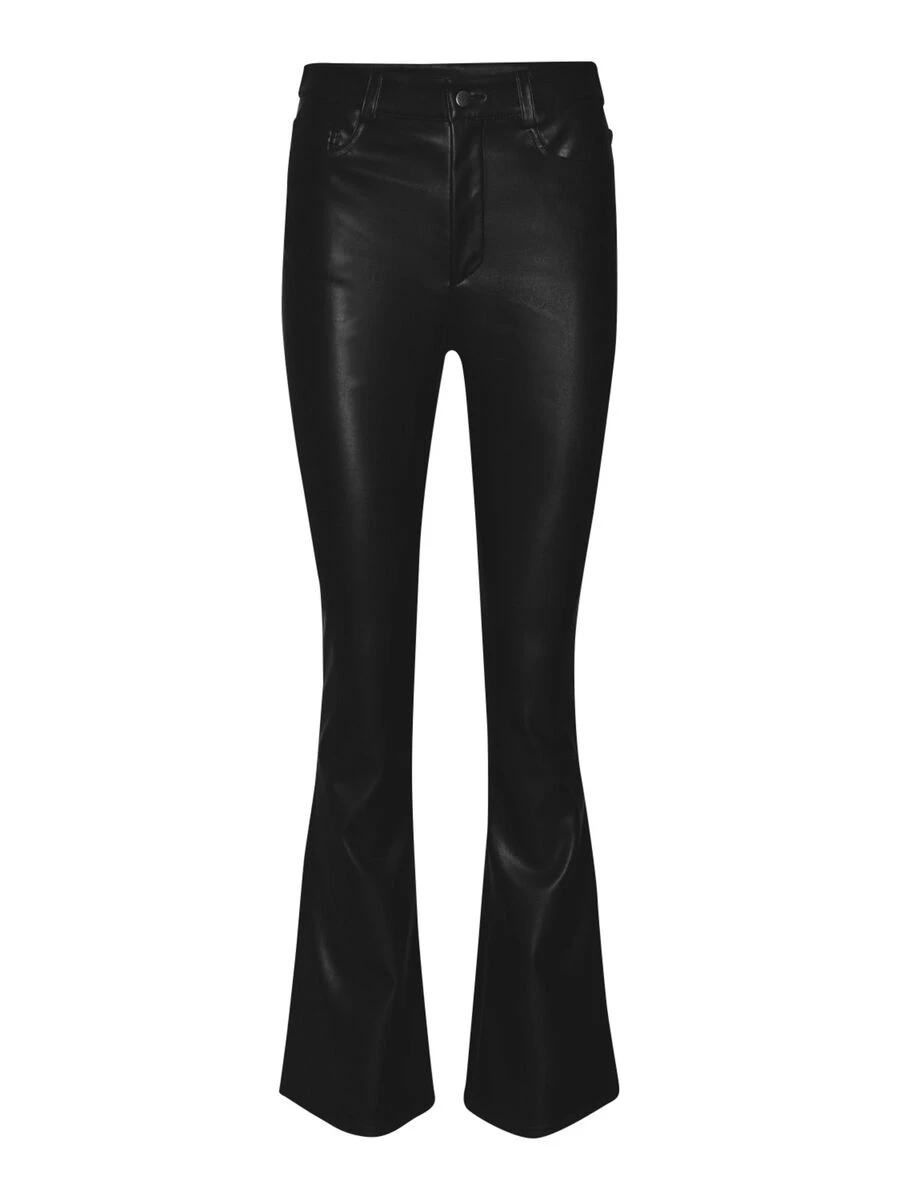 Noisy May COATED FLARED TROUSERS - Image 6