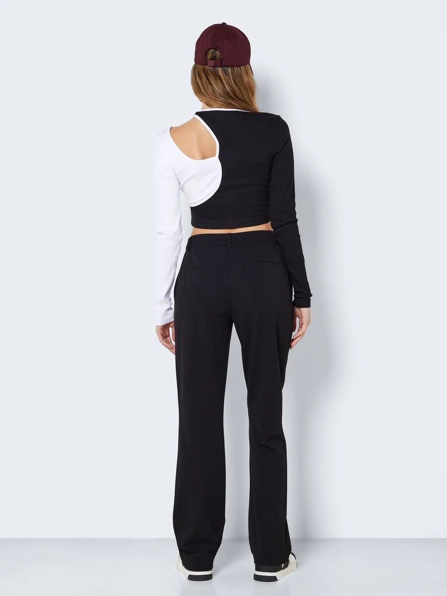 Noisy May HIGH WAISTED BOOT-CUT TROUSERS - Image 4