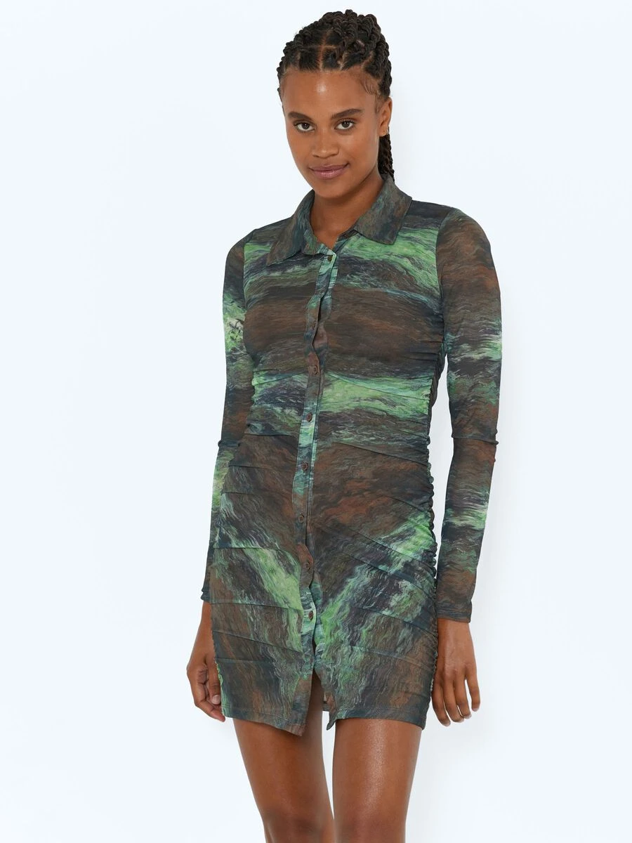 Noisy May SHORT MESH DRESS - Image 2