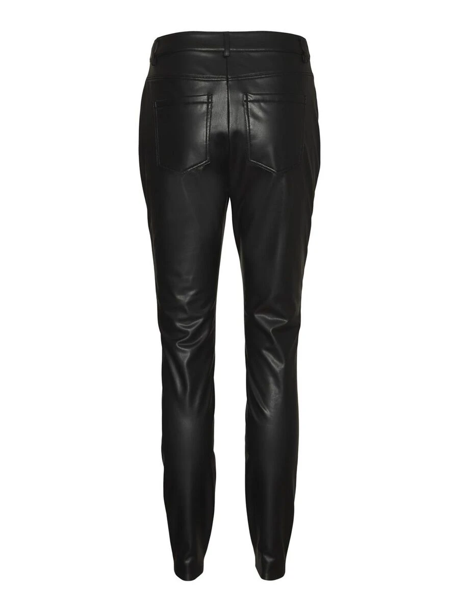Noisy May HIGH WAISTED COATED TROUSERS - Image 7