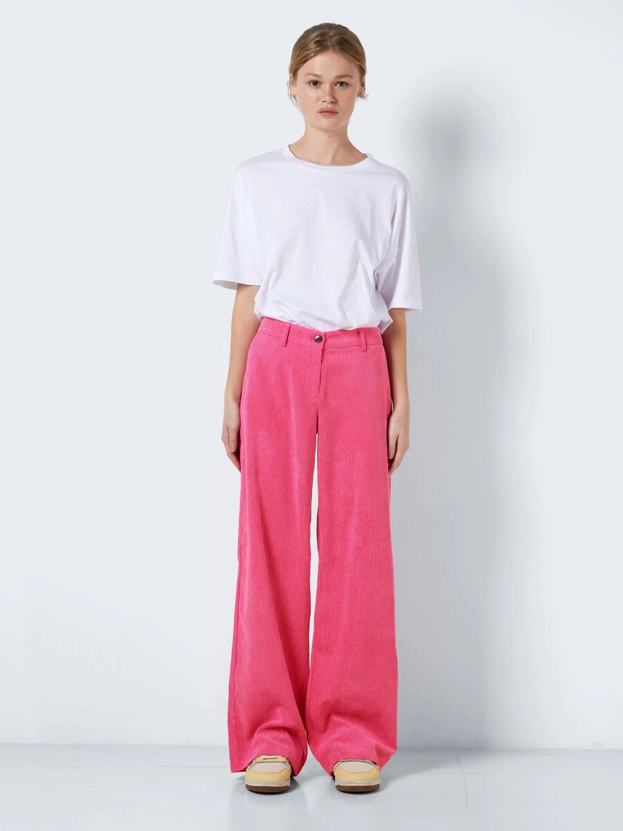 Noisy May LOW WAISTED CORDUROY TROUSERS - Image 3
