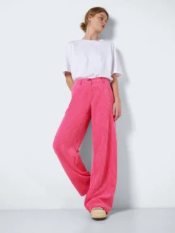Noisy May LOW WAISTED CORDUROY TROUSERS