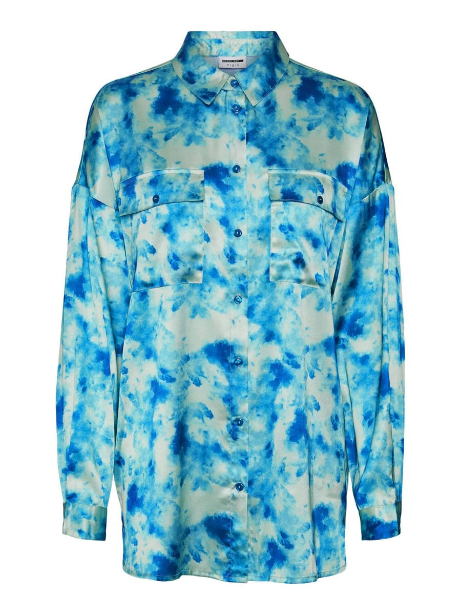 Noisy May LONG SATIN SHIRT - Image 6