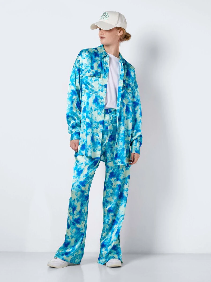 Noisy May LONG SATIN SHIRT - Image 3