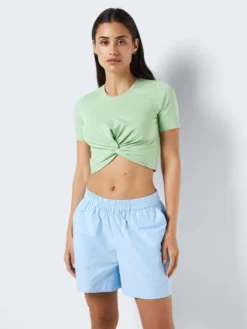 Noisy May CROPPED KNOT DETAIL TOP