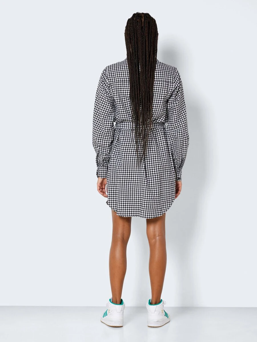 Noisy May CHEQUERED SHIRT DRESS - Image 4