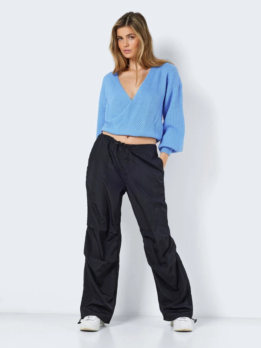 Noisy May KNITTED WRAP CARDIGAN - Image 3