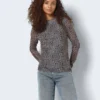 Noisy May HIGH NECK MESH TOP