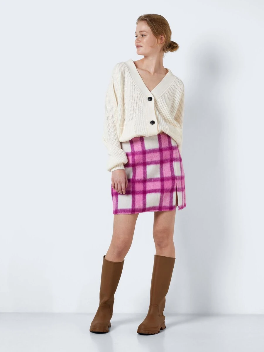 Noisy May CHEQUERED MINI SKIRT - Image 3