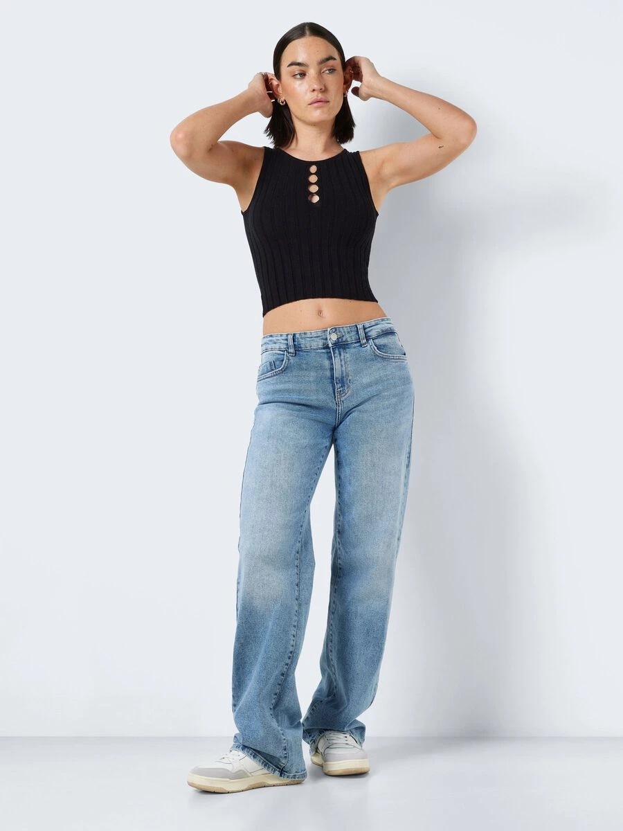 Noisy May SLEEVELESS CUT-OUT TOP - Image 3