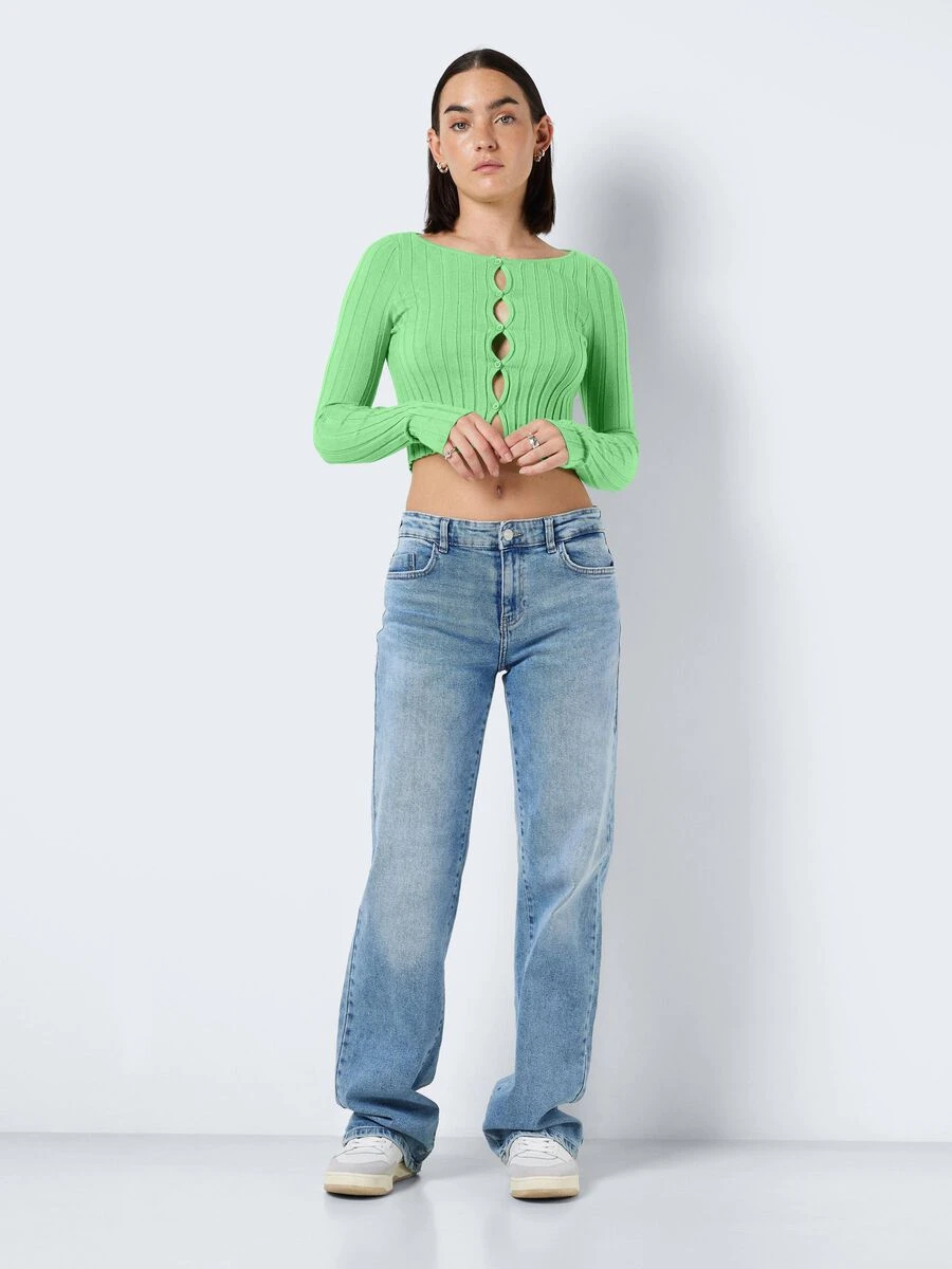 Noisy May KNITTED CUT-OUT CARDIGAN - Image 3