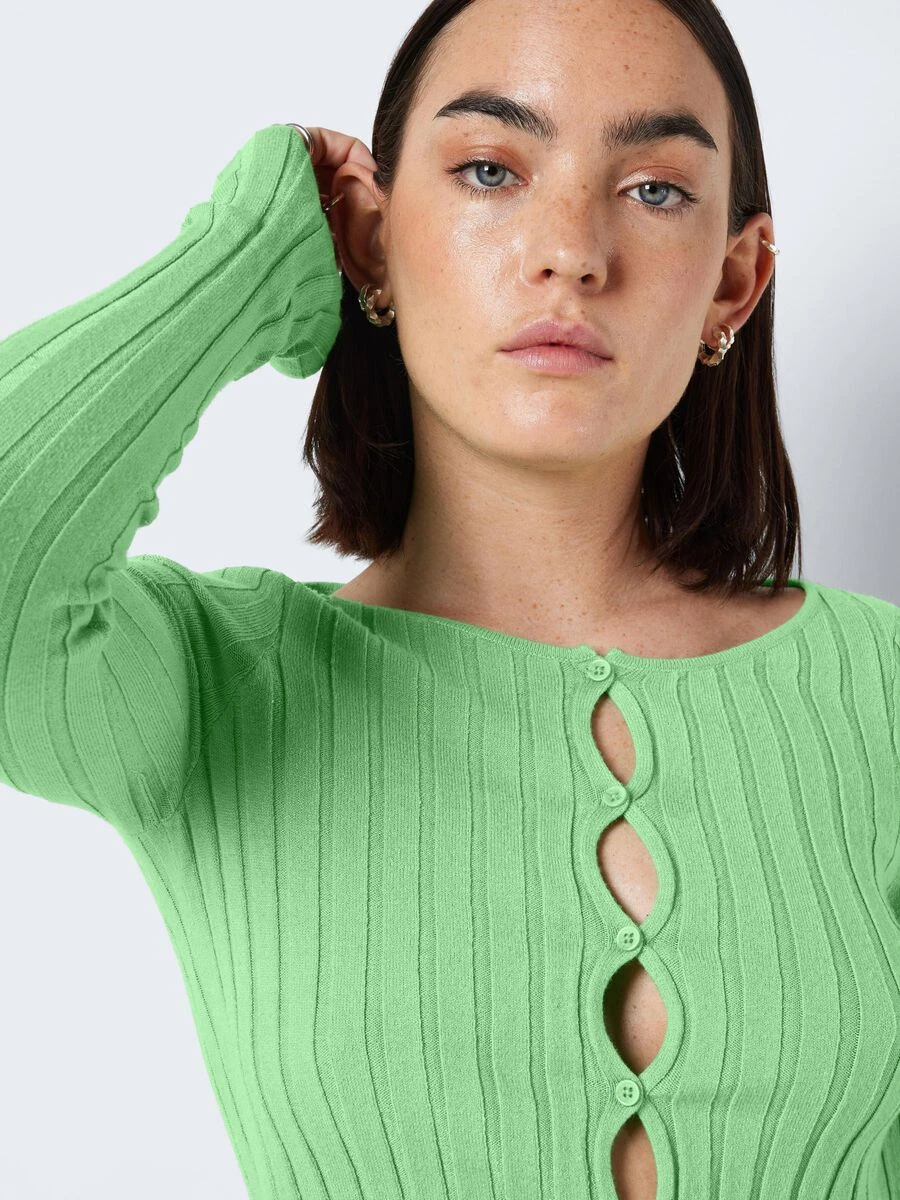 Noisy May KNITTED CUT-OUT CARDIGAN - Image 5