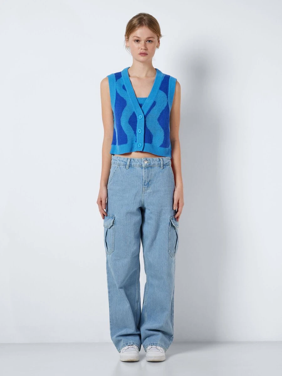 Noisy May SLEEVELESS KNITTED CARDIGAN - Image 3