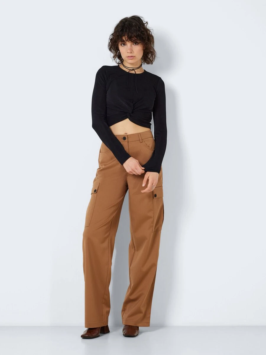 Noisy May LONG SLEEVED KNOT DETAIL TOP - Image 3