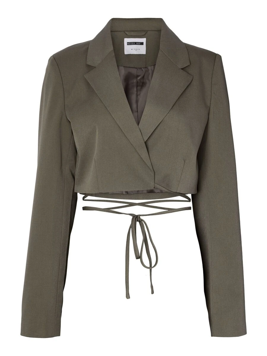 Noisy May CROPPED TIE STRING BLAZER - Image 6