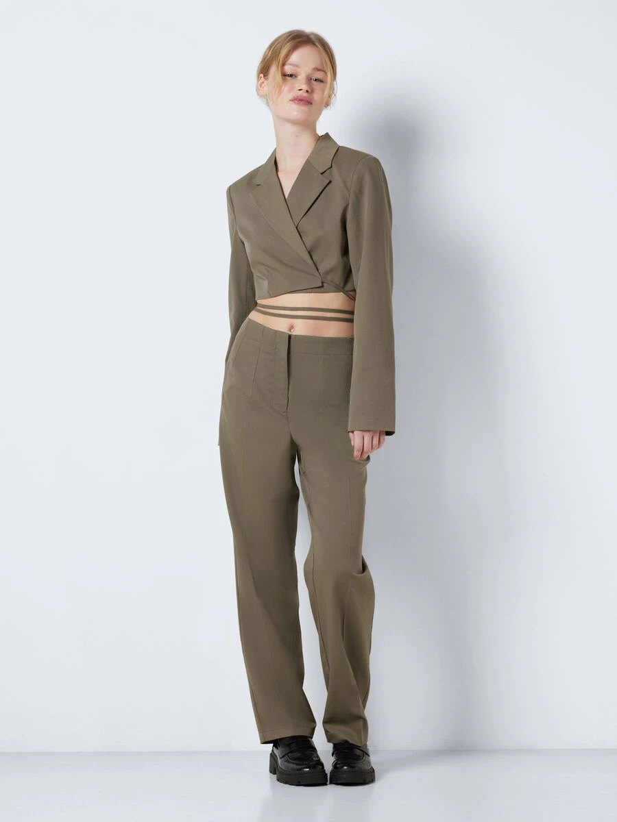 Noisy May CROPPED TIE STRING BLAZER - Image 3