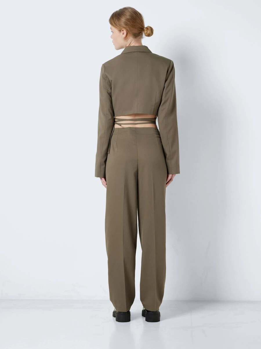 Noisy May CROPPED TIE STRING BLAZER - Image 4