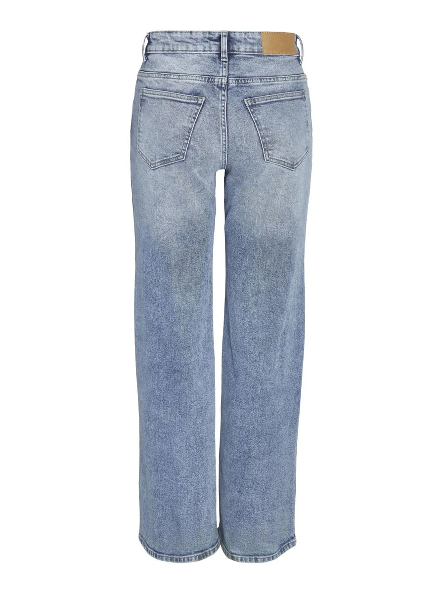 Noisy May NMYOLANDA NORMAL WAISTED WIDE LEG JEANS - Image 8