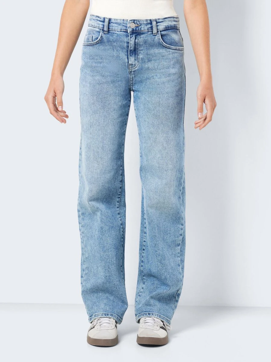 Noisy May NMYOLANDA NORMAL WAISTED WIDE LEG JEANS - Image 2