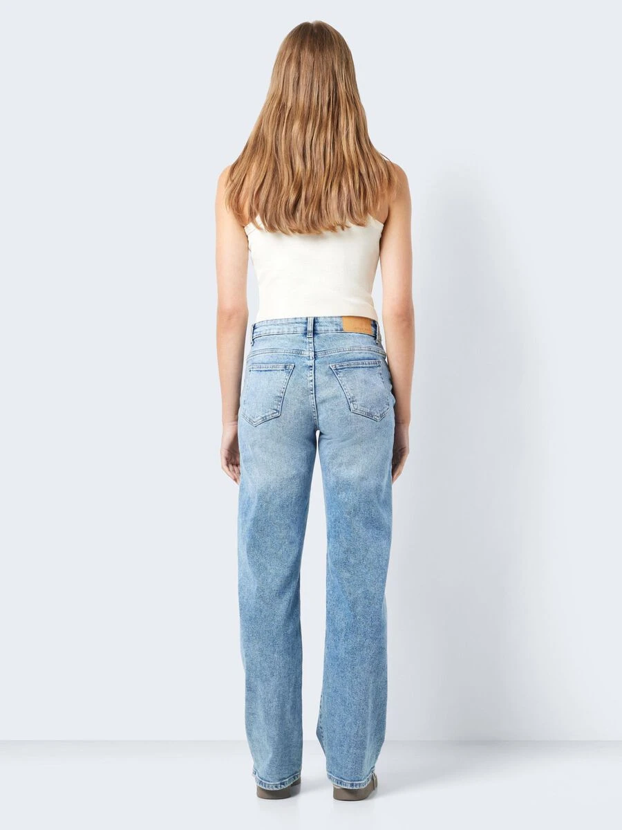 Noisy May NMYOLANDA NORMAL WAISTED WIDE LEG JEANS - Image 4