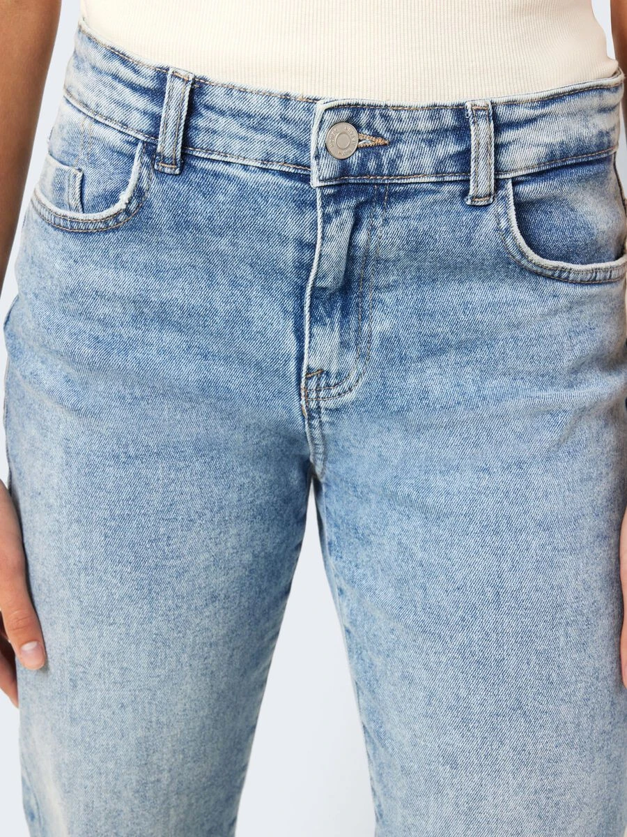 Noisy May NMYOLANDA NORMAL WAISTED WIDE LEG JEANS - Image 5